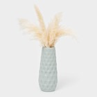 Ваза для цветов, пластик, 10×10×23 см, 1.2 л, зелёная - Фото 5