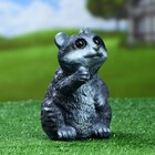 Садовая фигура "Енот крошка" 14х15х18см - Фото 1