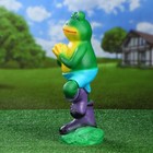 Садовая фигура "Лягушка попрыгунья" 18х20х50 см - Фото 2