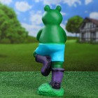 Садовая фигура "Лягушка попрыгунья" 18х20х50 см - Фото 3