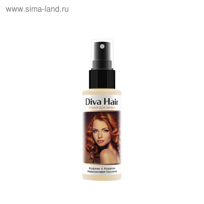 Спрей для волос Diva Hair, стимулирующий рост волос, 100 мл - Фото 1