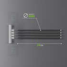 Держатель для полотенец, 4 спицы, на липучках - Фото 3