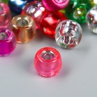 Бусины для творчества пластик "Цветные цилиндрики" набор 20 гр 0,6х0,9х0,9 см - фото 6270189