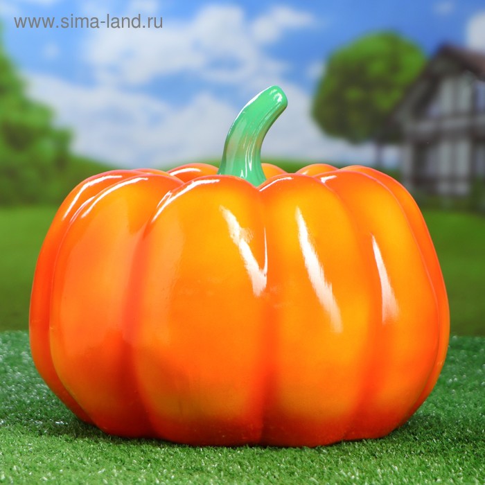 Садовая фигура "Тыква", 30х30х25 см - Фото 1