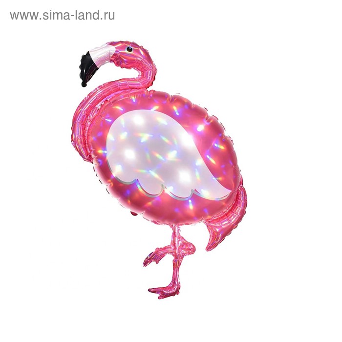 Шар фольгированный 33" «Фламинго», цвет розовый - Фото 1