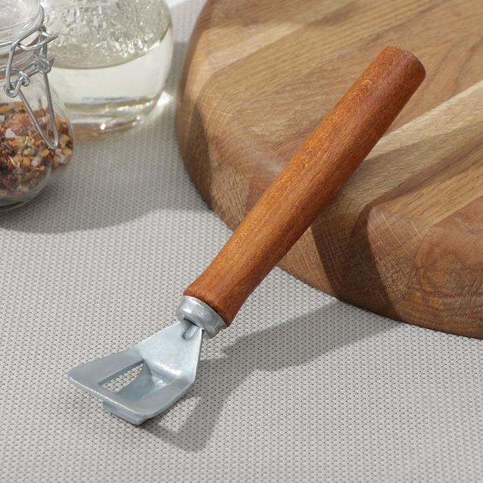Сковородкодержатель, с деревянной ручкой из бука, 23 см - Фото 1
