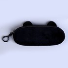 Пенал школьный «Панда», мягкий, 20×6.5 см, плюш, белый - Фото 3