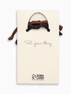 Браслеты парные «Неразлучники» панды, чёрно-коричневые, L=12.5 см - Фото 11