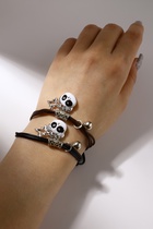 Браслеты парные «Неразлучники» панды, чёрно-коричневые, L=12.5 см - Фото 13