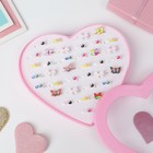 Кольцо детское «Ассорти» птички, бабочки, форма МИКС, цвет МИКС, безразмерное (комплект 10 шт) - фото 22574654