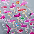 Наклейка пластик "Фламинго" МИКС 21х9,5 см - Фото 4