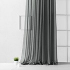 Портьера «Виви», размер 300 х 270 см, цвет серый - фото 298850593