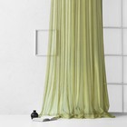 Портьера «Грик», размер 300 х 270 см, цвет зелёный - Фото 1