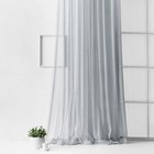 Тюль «Грик», размер 300х270 см, цвет серый - фото 301482980