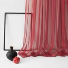 Тюль «Грик», размер 300х270 см, цвет бордовый - Фото 2