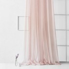 Тюль «Лайнс», размер 300х270 см, цвет розовый - Фото 1