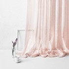 Тюль «Лайнс», размер 300х270 см, цвет розовый - Фото 2