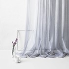 Портьера «Лайнс», размер 300 х 270 см, цвет серый - Фото 2