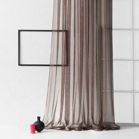 Тюль «Стори», размер 300х270 см, цвет венге