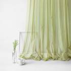 Тюль «Стори», размер 500х270 см, цвет зелёный - Фото 2