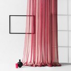 Тюль «Стори», размер 300х270 см, цвет бордовый - Фото 1