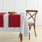 Комплект дорожек на стол «Ибица», размер 43 х 140 см - 4 шт, цвет винный - фото 301483192