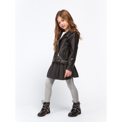 Колготки детские Micro, серый меланж, (grigio melange), рост 128-134 см