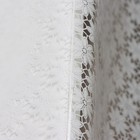 Клеёнка на стол ПВХ Доляна «Ромашки», ширина 137 см, толщина 0,08 мм, рулон 30 метров, цвет белый - Фото 4