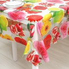 Клеёнка на стол Доляна «Фрукты», ширина 137 см, толщина 0.08 мм, рулон 30 м - Фото 2