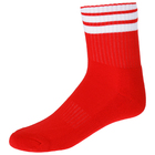 Носки спортивные для футбола, размер 38-44, цвет красный - Фото 1