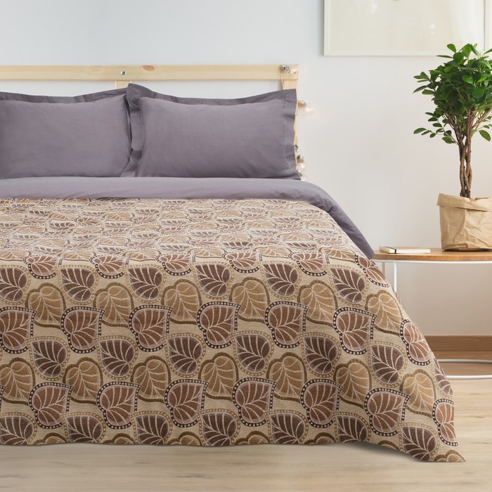 Покрывало гобеленовое «Этель. Осень» 120×200 см - Фото 1