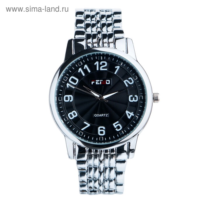 Часы мужские наручные металлические кварцевые "Барбастро", d-4 см - Фото 1