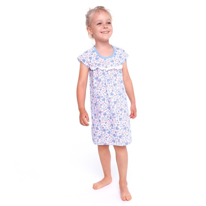 Сорочка для девочки, цвет микс, рост 128-134 см