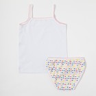 Комплект для девочки (майка, трусы), цвет микс, рост 140-146 см - Фото 3