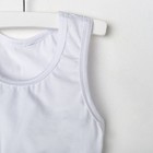 Топ для девочки, цвет белый, рост 122-128 см (комплект 2 шт) - фото 22800385