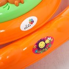 Ходунки «Пальма», 7 силик. колес, муз., игрушки, оранжевый - Фото 7