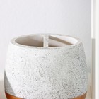 Набор аксессуаров для ванной комнаты «Мрамор», 3 предмета (дозатор 550 мл, мыльница, стакан) - фото 24396589