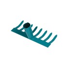 Грабли прямые, 8 прямых зубцов, металл, тулейка 30 мм, без черенка, МИКС - Фото 2