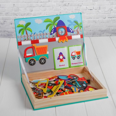 Магнитный конструктор «Транспорт»