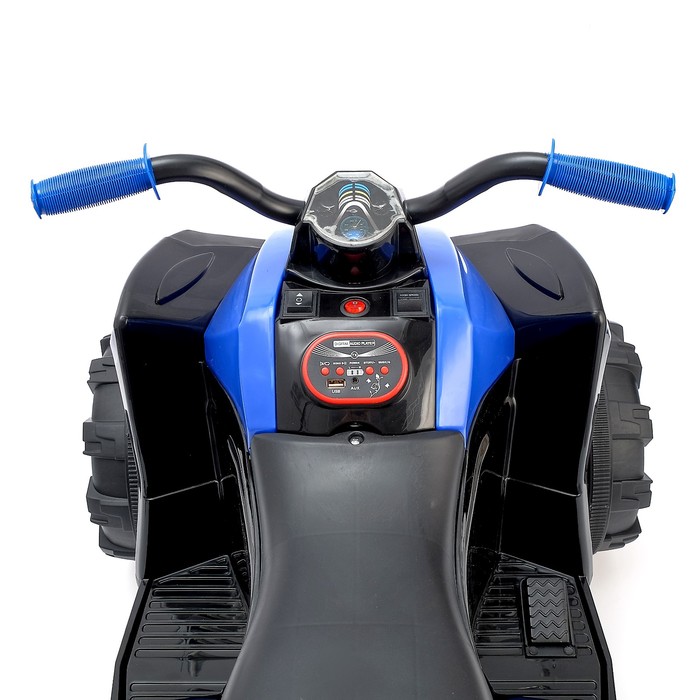Электромобиль «Квадроцикл», 2 мотора, цвет синий - фото 1907073158