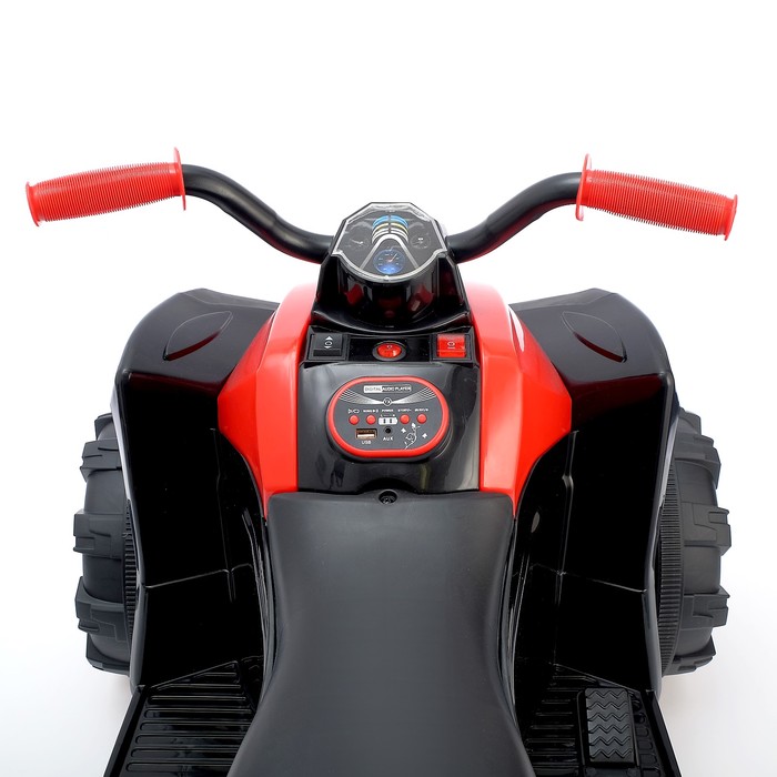 Электромобиль «Квадроцикл», 2 мотора, цвет красный - фото 1886458020