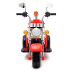Электромобиль «Чоппер», детский, световые и звуковые эффекты, цвет красный - Фото 5