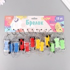 Фонарик брелок для ключей на кольце «Скейтборд», мигает, 1.7×8.2×2.8 см, МИКС - Фото 5