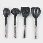 Набор кухонных принадлежностей Доляна «Космос», 4 предмета, чёрный - Фото 3