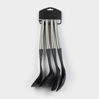 Набор кухонных принадлежностей Доляна «Космос», 4 предмета, чёрный - Фото 4