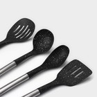 Набор кухонных принадлежностей Доляна «Космос», 4 предмета, чёрный - Фото 5