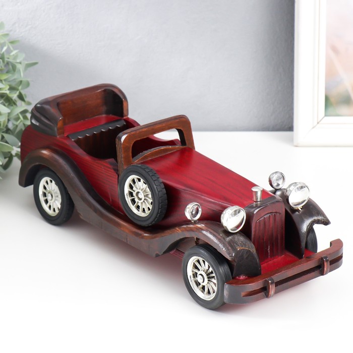 Фигурка дерево «Ретро. Автомобиль: кабриолет», 11.5×13×37 см - Фото 1