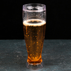 Бокал для пива охлаждающий, 450 мл, цвет прозрачный - Фото 1