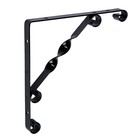 Кронштейн ТУНДРА, LIGHT, 200×200, металл, черный - Фото 1