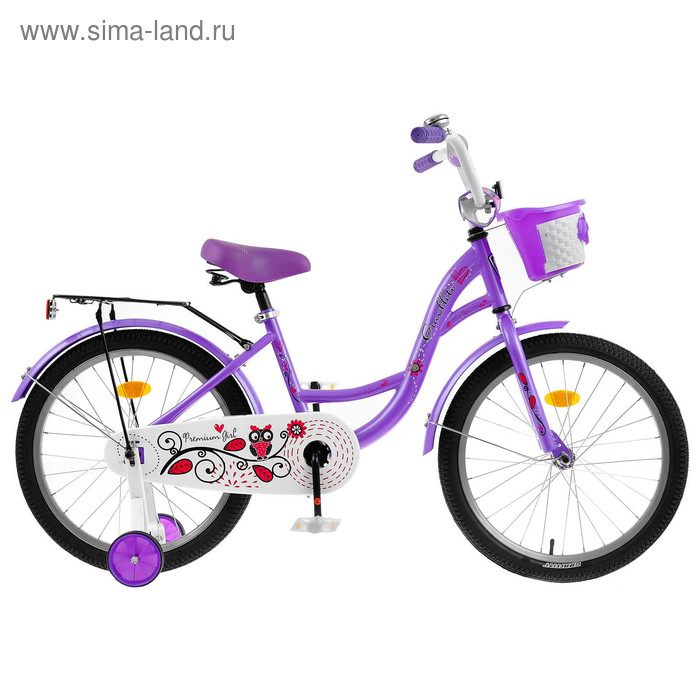 Велосипед 20" Graffiti Premium Girl RUS, цвет фиолетовый - Фото 1